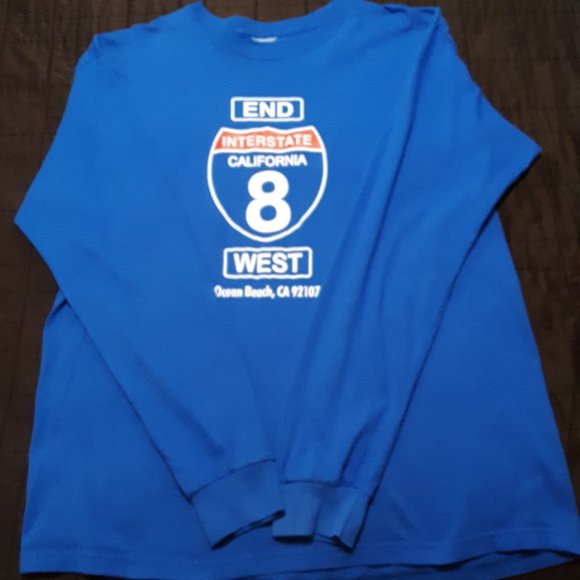 Vintage James Gang I-8 West Ocean Beach, CA shirt Westcoast Westside - Picture 1 of 4